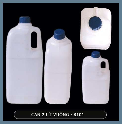 Can 2 lít vuông – mã B101