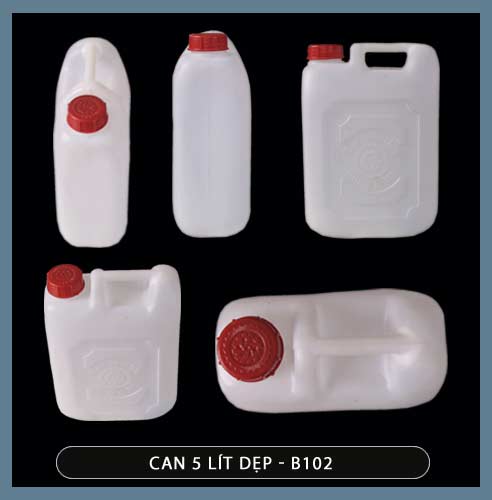 Can 5 lít dẹp – mã B102